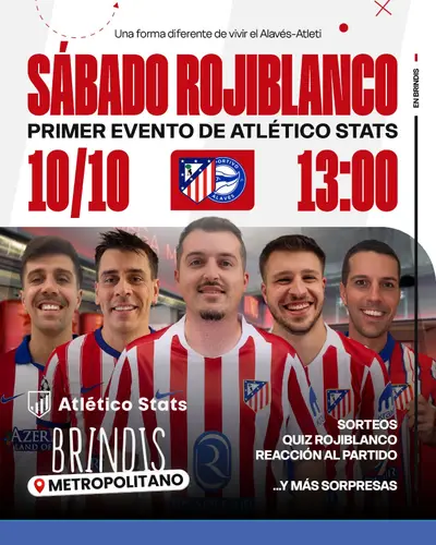  Así vivimos el primer evento presencial de Atlético Stats: entrevista a Pantic, premios de Coollingan, BMX y victoria del Atleti ante el Alavés.
